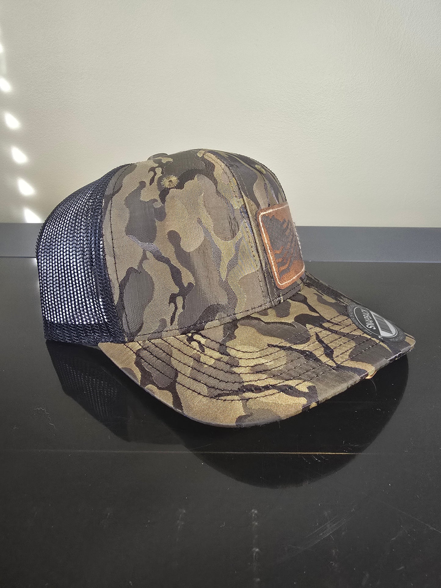 Woodland Camo Snapback Hat - Old Glory