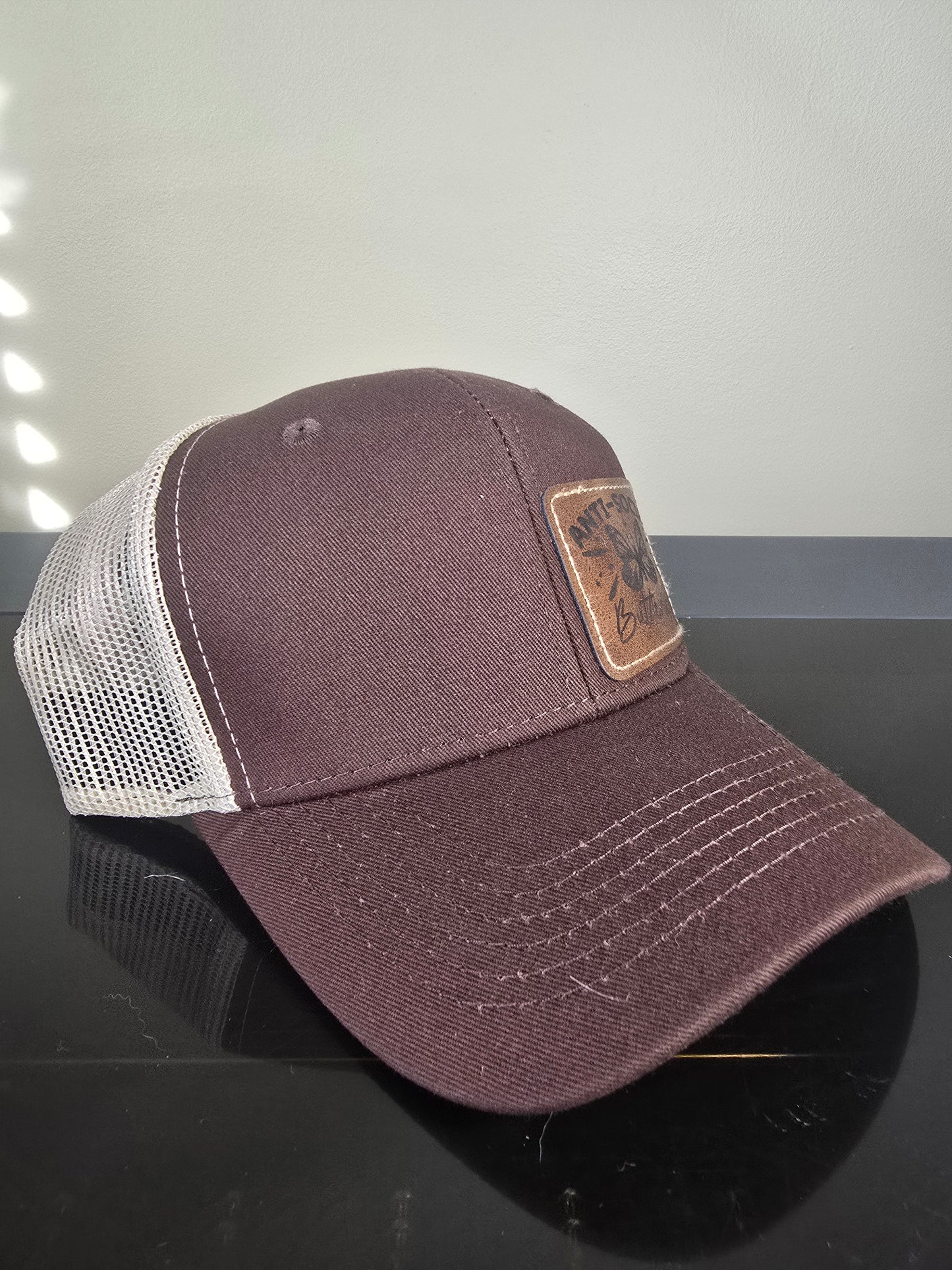 Brown Snapback Hat - Anti-Social Butterfly