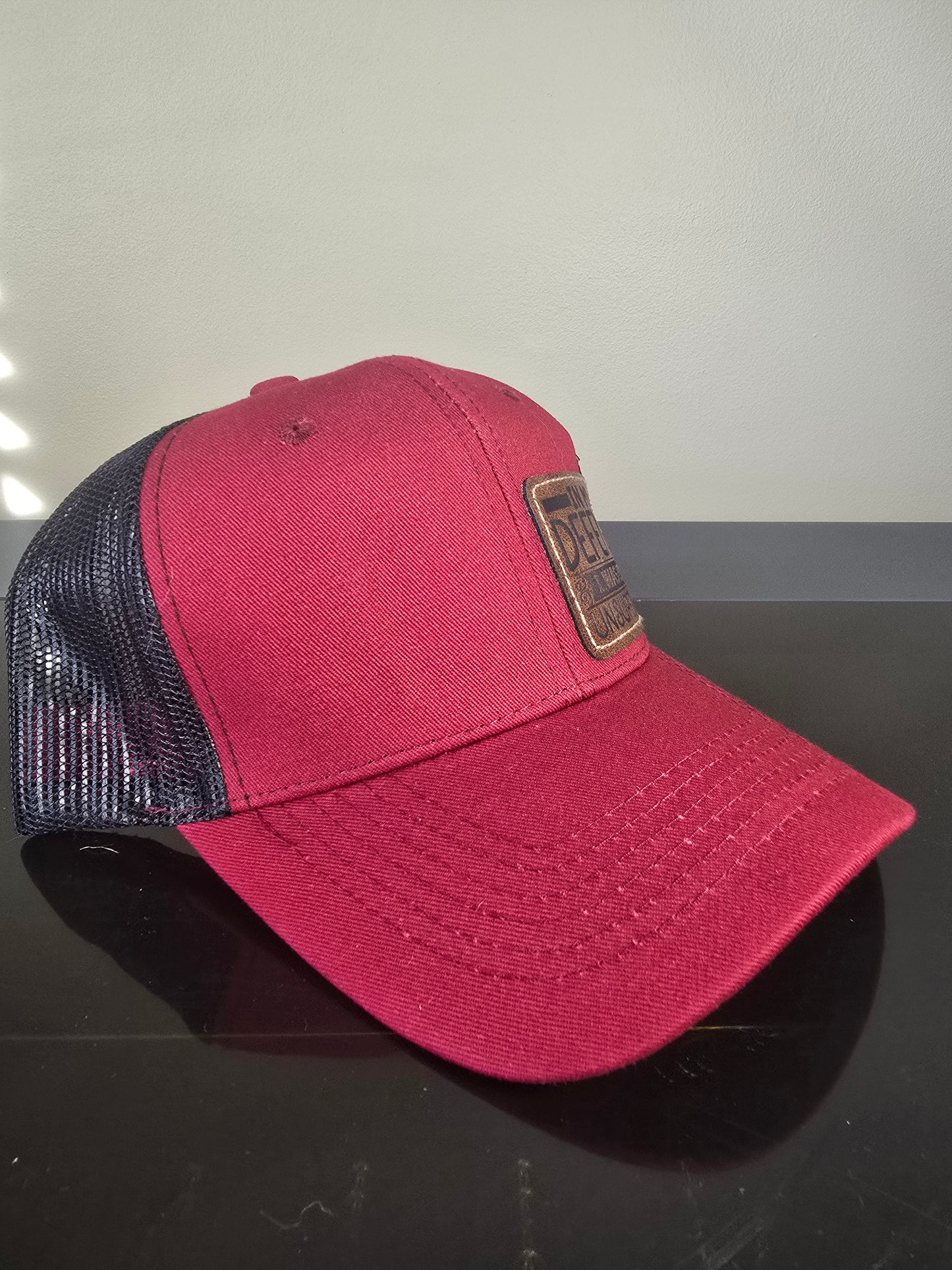 Red & Black Snapback Hat - Left Alone Unsupervised
