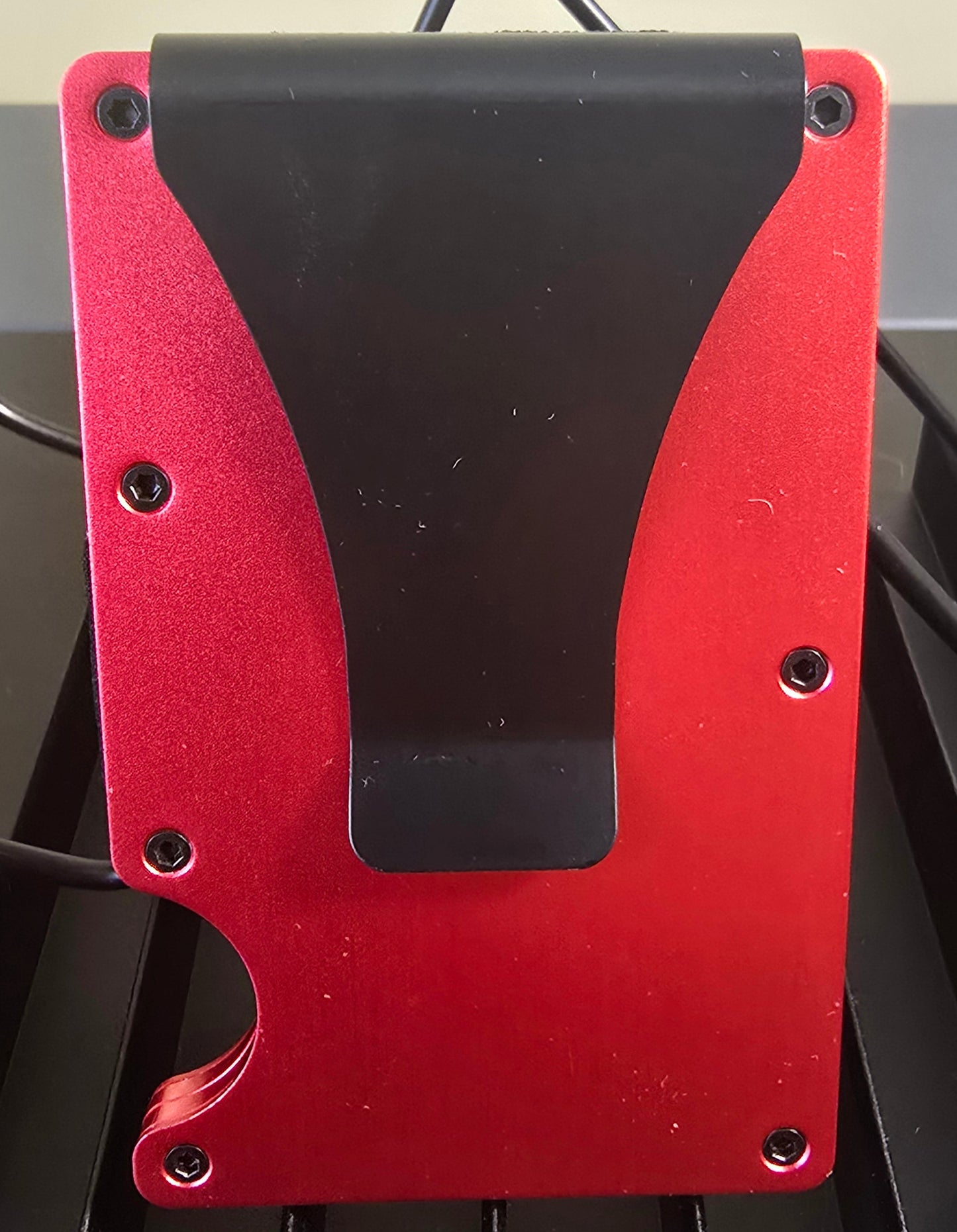 Fire Department Red Slim Wallet