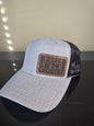Gray & Black Snapback Hat - Raised On 90's Country