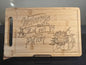 Welcome To Our Patch Bamboo Cutting Board with Juice Groove