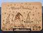 Merry Christmas Gnomes Small Bamboo Cutting Board