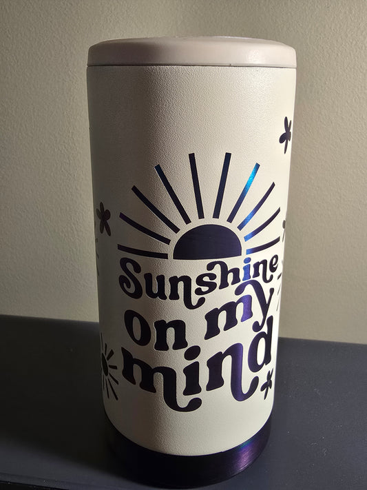 12oz Slim Can Cooler - Sunshine On My Mind